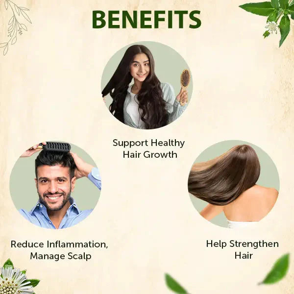 Jamalgota Ayurvedic Hair Growth Powder 100gm Each Pack of 2